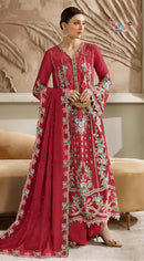 Shree Fabs Sf 5538 01 Chiffon Heavy Embroidery Work Pakistani Suit