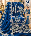 Shree Fabs Sf 5538 03 Chiffon Heavy Embroidery Work Pakistani Suit