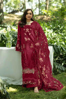 Saniya Trendz 7217 D Premium Cotton Chikankari Embroidered Work Pakistani Suit