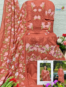 Saniya Trendz 7217 A Premium Cotton Chikankari Embroidered Work Pakistani Suit