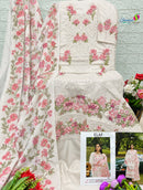 Saniya Trendz 7217 B Premium Cotton Chikankari Embroidered Work Pakistani Suit