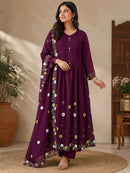 Diva 181 A Multi Thread Loop Work Anarkali Kurti