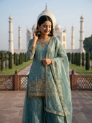 NSR 886 Designer Heavy Embroidery Sequence Work Suit