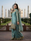 NSR 886 Designer Heavy Embroidery Sequence Work Suit