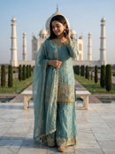 NSR 886 Designer Heavy Embroidery Sequence Work Suit