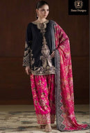 Ziaaz Code 85 Designer Gajji Silk Rayon Kameez Pakistani Suit
