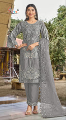 Shree Fabs Sf 5619 G Heavy Fox Georgette Heavy Embroidery Work Pakistani Suit
