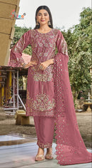 Shree Fabs Sf 5619 E Heavy Fox Georgette Heavy Embroidery Work Pakistani Suit