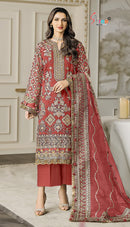 Shree Fabs Sf 5557 D Chiffon Heavy Embroidery Work Pakistani Suit