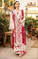 Florent 1090 B Cambric Cotton Heavy Embroidery Work Pakistani Suit