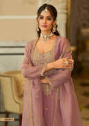 Eba 50149 C Designer Salsa Emboidery Work Suit