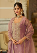 Eba 50149 C Designer Salsa Emboidery Work Suit