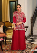 Eba 9943 C Designer Chinin Embroidery Work Suit