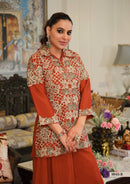 Eba 9943 B Designer Chinin Embroidery Work Suit