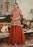 Eba 9943 B Designer Chinin Embroidery Work Suit