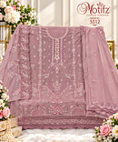 Motifz 5512 B Siffon Embroidery Khatli Work Pakistani Suit