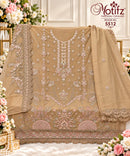 Motifz 5512 D Siffon Embroidery Khatli Work Pakistani Suit