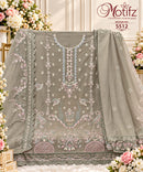 Motifz 5512 A Siffon Embroidery Khatli Work Pakistani Suit