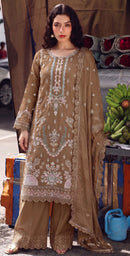 Motifz 5512 D Siffon Embroidery Khatli Work Pakistani Suit