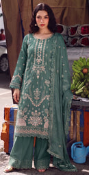Motifz 5512 C Siffon Embroidery Khatli Work Pakistani Suit