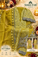 Shree Fabs Sf 5563 C Heavy Kota Cheks Embroidery Work Pakistani Suit