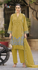 Shree Fabs Sf 5563 C Heavy Kota Cheks Embroidery Work Pakistani Suit