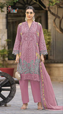 Shree Fabs Sf 5563 Heavy Kota Cheks Embroidery Work Pakistani Suit