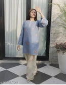 ZG 254 B Premium Pure Rayon Cotton Designer Suit
