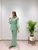 BE 484 A Premium Salsa Silk Designer Co Ord Set