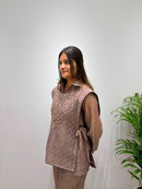 BE 484 B Premium Salsa Silk Designer Co Ord Set