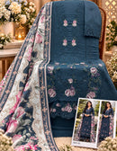 Saniya Trends 7211 O Cotton Chikankari Embroidered Work Pakistani Suit