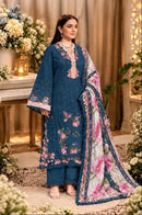 Saniya Trends 7211 O Cotton Chikankari Embroidered Work Pakistani Suit