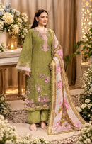 Saniya Trends 7211 P Cotton Chikankari Embroidered Work Pakistani Suit