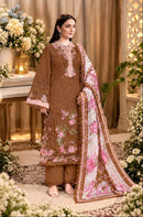 Saniya Trends 7211 Q Cotton Chikankari Embroidered Work Pakistani Suit