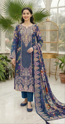 Shree Fabs Kt 339 D Pure Viscous Maslin Digital Printed Pakistani Suit