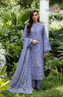 Saniya Trendz 5001 Premium Cotton Chikankari Embroidered Work Suit