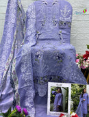 Saniya Trendz 5001 Premium Cotton Chikankari Embroidered Work Suit