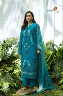 Saniya Trendz 5002 Premium Cotton Chikankari Embroidered Work Suit