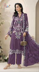 Shree Fabs Sf 5639 F Chiffon Heavy Embroidery Work Pakistani Suit