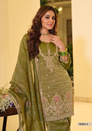 Eba 50355 A Salsa Bits Emboidery Work Designer Suit