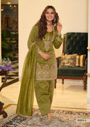 Eba 50355 A Salsa Bits Emboidery Work Designer Suit