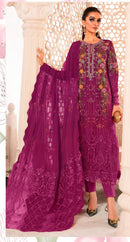 Fepic Rosemeen Man 583 D semi Georget Dull Santoon Pakistani Suit
