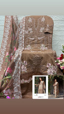 Saniya Trendznx 7219 D Cotton Chikankari Embroidered Pakistani Suit