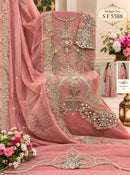 Shree Fabs Sf 5588 H Chiffon Heavy Embroidery Work Pakistani Suit