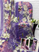 Aasha Designer 1231 B Pure Cotton Print Embroidery Work Pakistani Suit