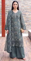 Motifz 5518 A Designer Siffon Embroidery Khatli Work Pakistani Suit