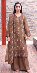 Motifz 5518 B Designer Siffon Embroidery Khatli Work Pakistani Suit