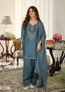 Eba 50351 A Premium Marvals bits emboidery work Designer Suit