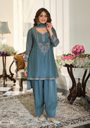 Eba 50351 A Premium Marvals bits emboidery work Designer Suit