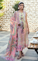 Alzohaib Az 1625 Pure Cotton Heavy Patch Work Pakistani Suit